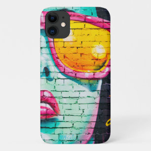Case-Mate iPhone Case à visage bleu plein coeur