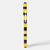 Coques Case-Mate iPhone Abeille de miel Noir Jaune (Verso / Gauche)