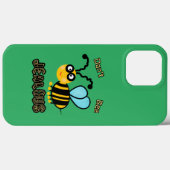 Coques Case-Mate iPhone Abeille drôle (Verso (horizontal))