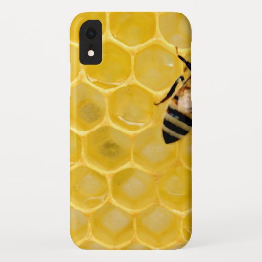 Coques Case-Mate iPhone abeille et nid d'abeille (Dos)