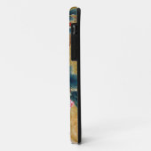 Coques Case-Mate iPhone Abeille fraîche de fleur de rose d'aquarelle de (Dos/Gauche)