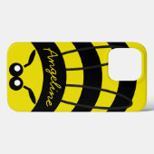 Coques Case-Mate iPhone Abeille mignonne personnalisable (Verso (horizontal))