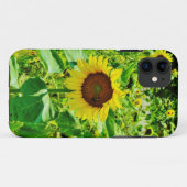Coques Case-Mate iPhone Abeille sur tournesol jaune (Dos (Horizontal))