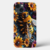 Coques Case-Mate iPhone abeilles et fleurs (Verso)