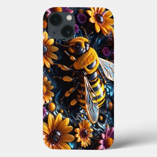 Coques Case-Mate iPhone abeilles et fleurs (Verso)