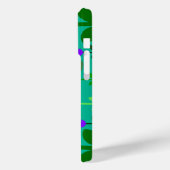 Coques Case-Mate iPhone Abeilles heureuses dans un champ de fleurs (Verso / Gauche)