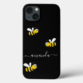 Coques Case-Mate iPhone Abeilles jaunes noires nom d'été (Verso)