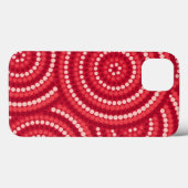 Coques Case-Mate iPhone Aboriginal Dot Painting (Verso (horizontal))