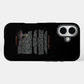 Coques Case-Mate iPhone Abraham Lincoln - Adresse Gettysburg (Verso (horizontal))