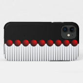 Coques Case-Mate iPhone Abrégé sur noir rouge blanc et gris (Dos (Horizontal))