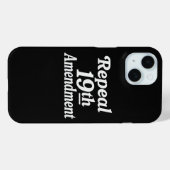 Coques Case-Mate iPhone Abroger le 19e amendement (Verso (horizontal))