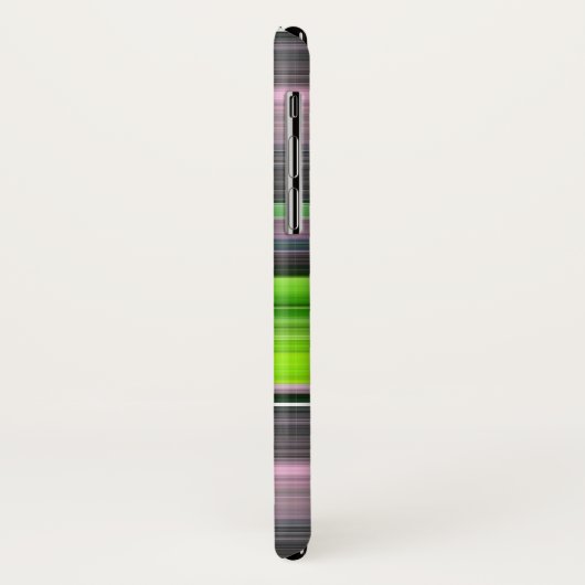 Coques Case-Mate iPhone Abstract #1: Lime and grey (Dos/Gauche)