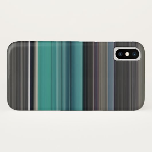 Coques Case-Mate iPhone Abstract #1: Teal and grey (Dos (Horizontal))