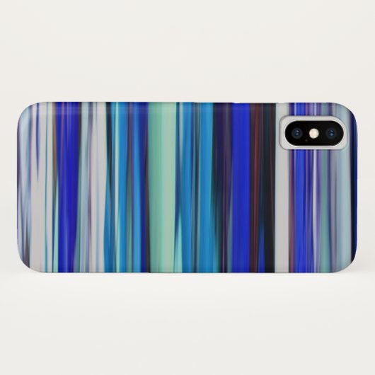 Coques Case-Mate iPhone Abstract #2: Blue blur (Dos (Horizontal))