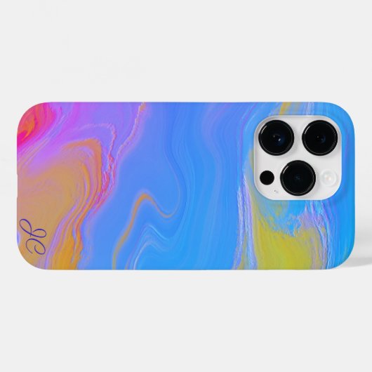 Coques Case-Mate iPhone Abstract Acrylic Flow (Verso (horizontal))