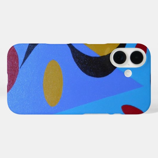 Coques Case-Mate iPhone Abstract Blue Cosmic Style Phone Case (Verso (horizontal))