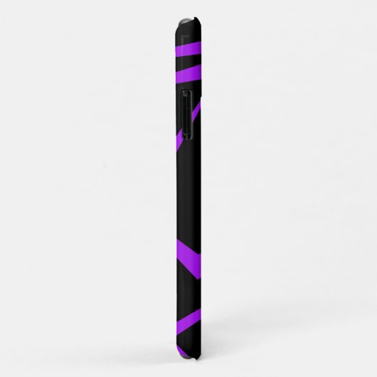 Coques Case-Mate iPhone Abstract, bold, vibrant geometric zigzag pattern (Dos/Droite)