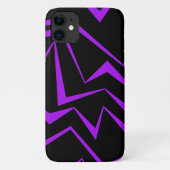 Coques Case-Mate iPhone Abstract, bold, vibrant geometric zigzag pattern (Dos)