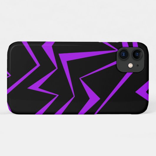 Coques Case-Mate iPhone Abstract, bold, vibrant geometric zigzag pattern (Dos (Horizontal))