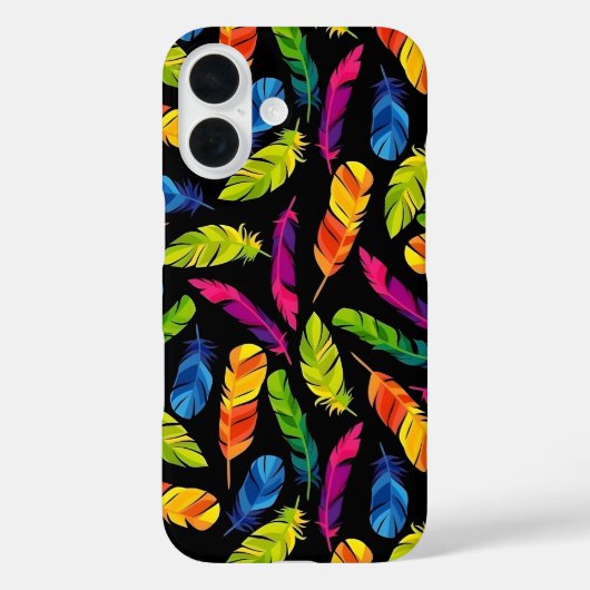 Coques Case-Mate iPhone Abstract colorful feather explosion (Verso)