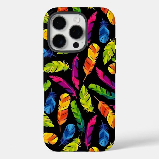 Coques Case-Mate iPhone Abstract colorful feather explosion (Verso)