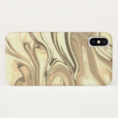 Coques Case-Mate iPhone Abstract elegant fluide marble liquide (Dos (Horizontal))