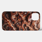 Coques Case-Mate iPhone Abstract Fiery Agate Layered Phone Case - Earthy (Verso (horizontal))