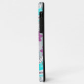 Coques Case-Mate iPhone Abstract Floral Retro Swirls (Dos/Gauche)