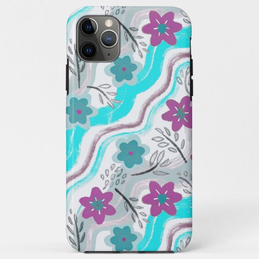 Coques Case-Mate iPhone Abstract Floral Retro Swirls (Dos)