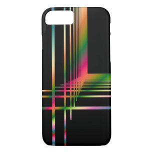 Coque iPhone 8/7 Abstract Fractal Lines and Crosses
