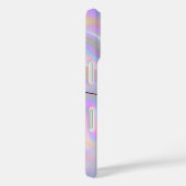 Coques Case-Mate iPhone Abstract Iridescent 3D Effect Monogram (Verso / Droite)