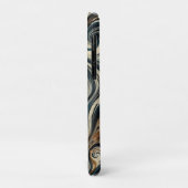 Coques Case-Mate iPhone Abstract Leopard Print Swirl (Dos/Gauche)