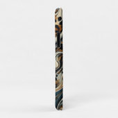 Coques Case-Mate iPhone Abstract Leopard Print Swirl (Dos/Droite)