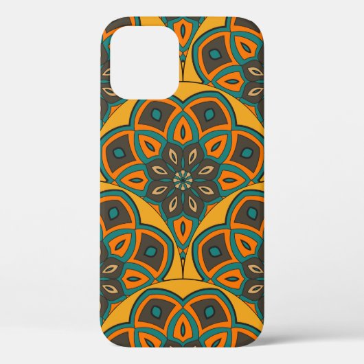 Coques Case-Mate iPhone Abstract mandala fish scale seamless pattern. Orna (Verso)