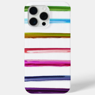 Coque iPhone 15 Pro Max Abstract Painting Colorful Paint Brush Strokes