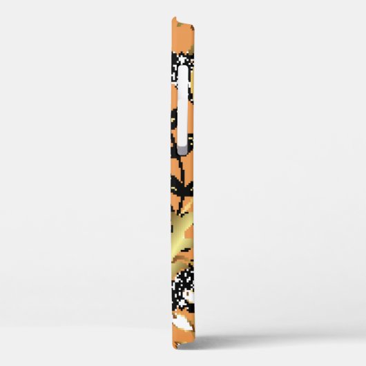 Coques Case-Mate iPhone abstract pattern on orange yellow background with  (Verso / Gauche)