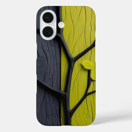 Coques Case-Mate iPhone Abstract Split Tree Texture Phone Case (Verso)