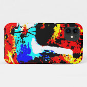 Coques Case-Mate iPhone Abstract Waterfall, nom, Red Blue (Dos (Horizontal))