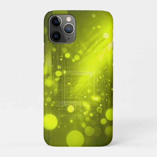 Coques Case-Mate iPhone Abstract yellow lights and shapes (Dos)