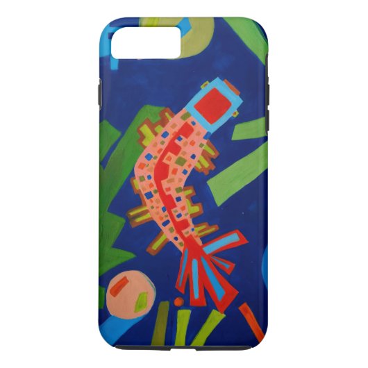 Coques Case-Mate iPhone abstraction, poisson, carpe, cubisme, (Dos)
