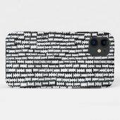 Coques Case-Mate iPhone Abstrait 020712 - Blanc et noir (Dos (Horizontal))
