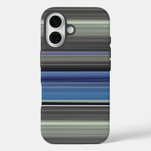 Coques Case-Mate iPhone Abstrait #1 : Bleu et gris (Verso)