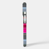 Coques Case-Mate iPhone Abstrait #1 : Cerise et gris (Verso / Gauche)