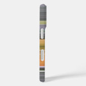 Coques Case-Mate iPhone Abstrait #1 : Jaune et gris (Verso / Droite)