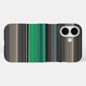 Coques Case-Mate iPhone Abstrait #1 : Vert et gris (Verso (horizontal))