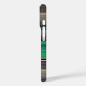 Coques Case-Mate iPhone Abstrait #1 : Vert et gris (Verso / Gauche)