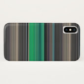 Coques Case-Mate iPhone Abstrait #1 : Vert et gris (Dos (Horizontal))