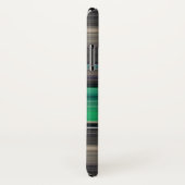 Coques Case-Mate iPhone Abstrait #1 : Vert et gris (Dos/Droite)