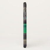 Coques Case-Mate iPhone Abstrait #1 : Vert et gris (Dos/Gauche)