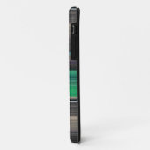 Coques Case-Mate iPhone Abstrait #1 : Vert et gris (Dos/Gauche)